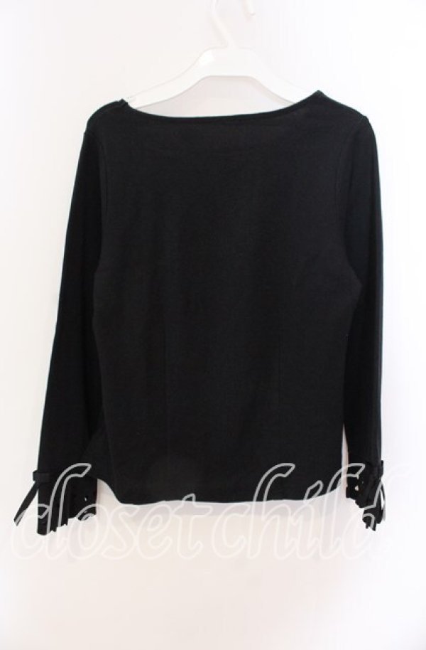 画像2: 【SALE】an another angelus / レーザーカット使いトップス  クロ O-25-09-08-018-CA-TO-IG-ZT009 (2)