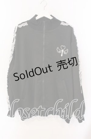 画像: ACDC RAG / 魔法 ジャージジャケット  ブラック O-25-09-08-024-PU-JA-YM-ZT093