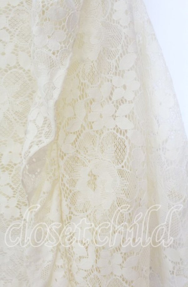 画像2: axes femme / 総レース3WAYカーディガン  アイボリー O-25-09-09-037-AX-TO-IG-ZT030 (2)