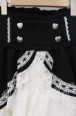 画像2: DearMyLove / カシュクールフリルはしごレーススカート LL クロ×シロ O-25-09-09-044-EL-SK-IG-OS (2)