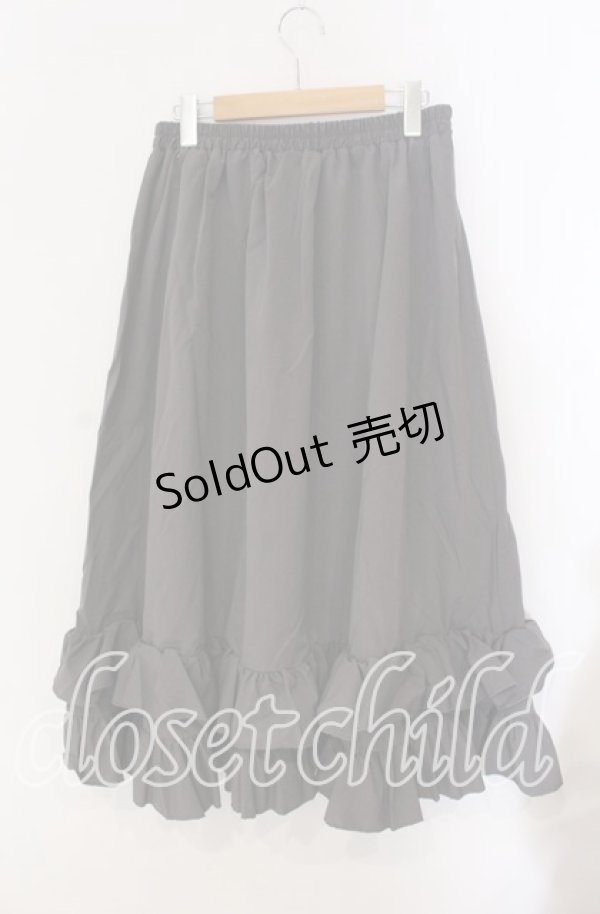 画像2: FLC / 皆方由衣コラボ/ティアードスカート L グレー O-25-09-09-045-LO-SK-IG-ZT359 (2)