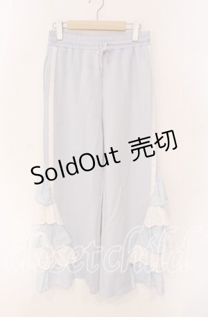 画像: Jamie エーエヌケー / パッチワークパンツ  サックス O-25-09-09-061-LO-PA-IG-OS