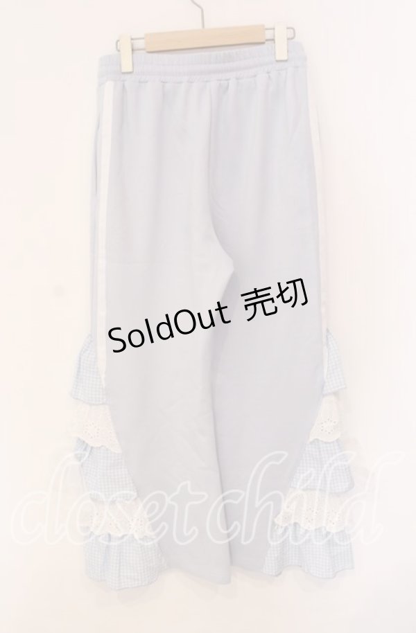 画像3: Jamie エーエヌケー / パッチワークパンツ  サックス O-25-09-09-061-LO-PA-IG-OS (3)