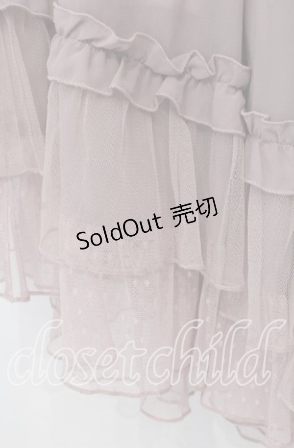 画像2: axes femme / プリーツフレアガウチョ  ピンク O-25-09-09-062-AX-PA-IG-OS (2)