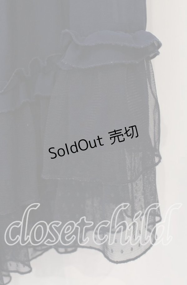 画像2: axes femme / プリーツフレアガウチョ  ネイビー O-25-09-09-063-AX-PA-IG-OS (2)