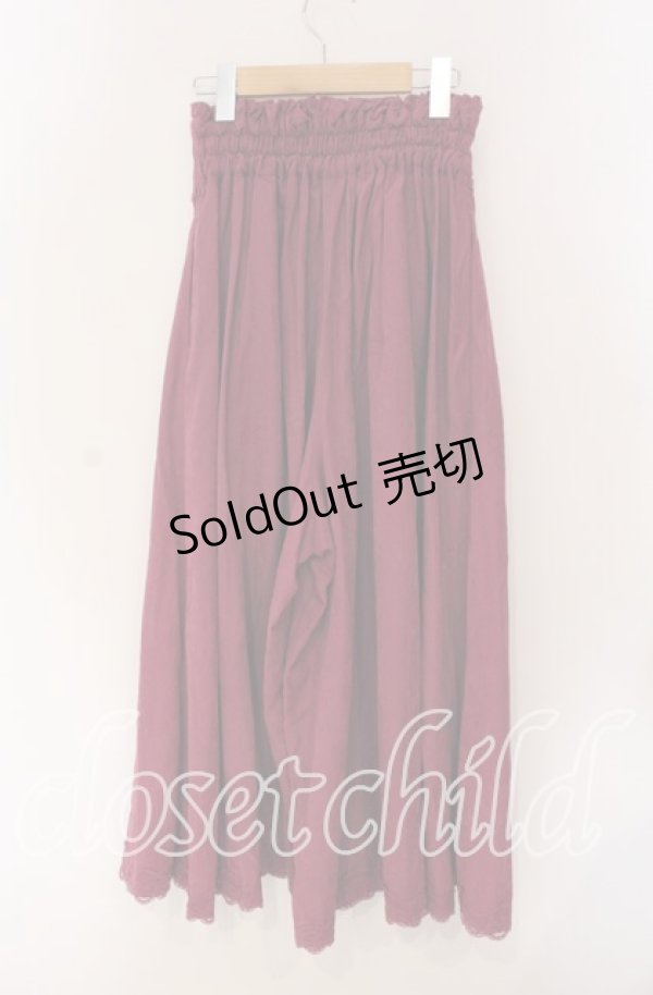 画像3: axes femme / レースアップスカウチョ  パープル O-25-09-09-066-AX-PA-IG-OS (3)