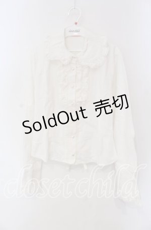 画像: BABY,THE STARS SHINE BRIGHT / Petit フリルブラウス  シロ O-25-09-09-072-BA-BL-IG-OS