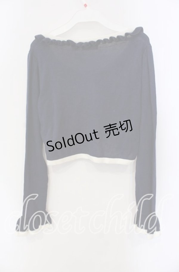 画像3: Penderie / リボンフリルボレロ  ネイビー O-25-09-09-076-LO-TO-IG-OS (3)