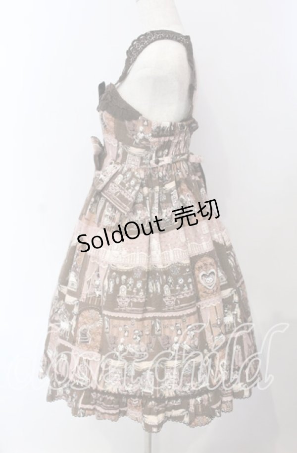 画像4: BABY,THE STARS SHINE BRIGHT / ALICEのドールハウスベビードールジャンパースカート  ブラウン O-25-09-09-082-BA-OP-IG-OS (4)