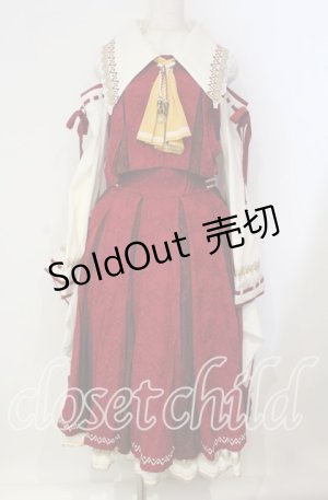 画像: Hoshibako Works / 博麗霊夢　セットアップワンピース M アカ×キナリ O-25-09-09-086-LO-OP-OW-OS