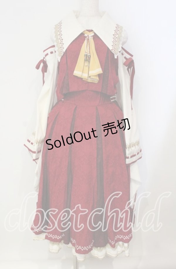 画像1: Hoshibako Works / 博麗霊夢　セットアップワンピース M アカ×キナリ O-25-09-09-086-LO-OP-OW-OS (1)