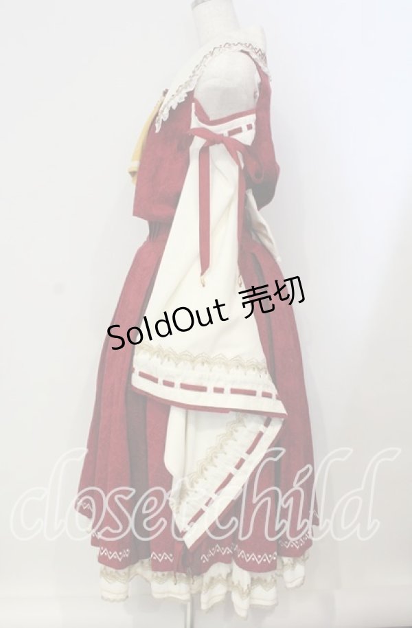画像4: Hoshibako Works / 博麗霊夢　セットアップワンピース M アカ×キナリ O-25-09-09-086-LO-OP-OW-OS (4)