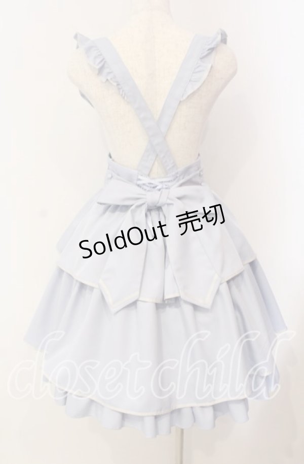 画像4: Amavel / Twinkle Cyber ティアードスカート F サックス O-25-09-09-088-CA-SK-OW-OS (4)