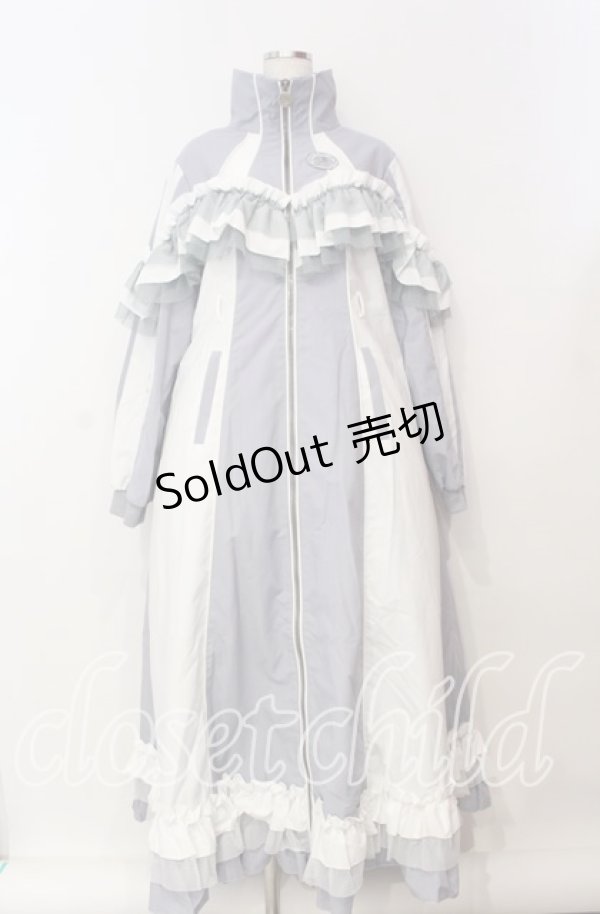 画像1: Hoshibako Works / Hoshibakoジャージ　ワンピース(ロング丈) L ブルー O-25-09-09-089-LO-OP-OW-OS (1)