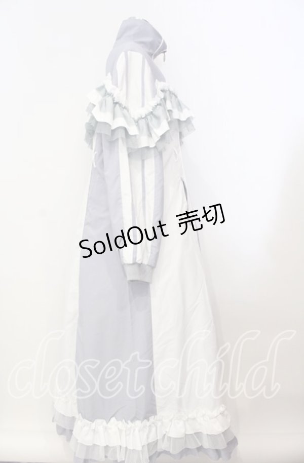 画像4: Hoshibako Works / Hoshibakoジャージ　ワンピース(ロング丈) L ブルー O-25-09-09-089-LO-OP-OW-OS (4)