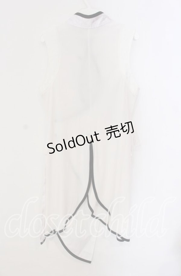 画像3: Qutie Frash / 胸開きチャイナチュニック  ホワイト O-25-09-09-010-QU-TO-OW-OS (3)
