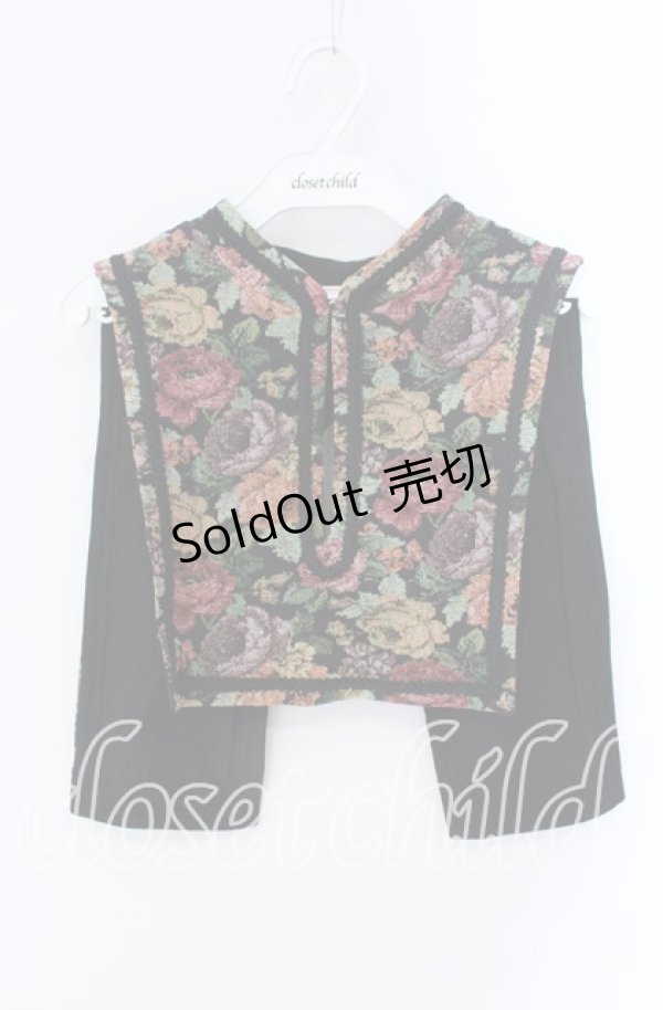 画像1: axes femme NOSTALGIE / ゴブランベスト F クロ O-25-09-09-012-AX-TO-IG-OS (1)