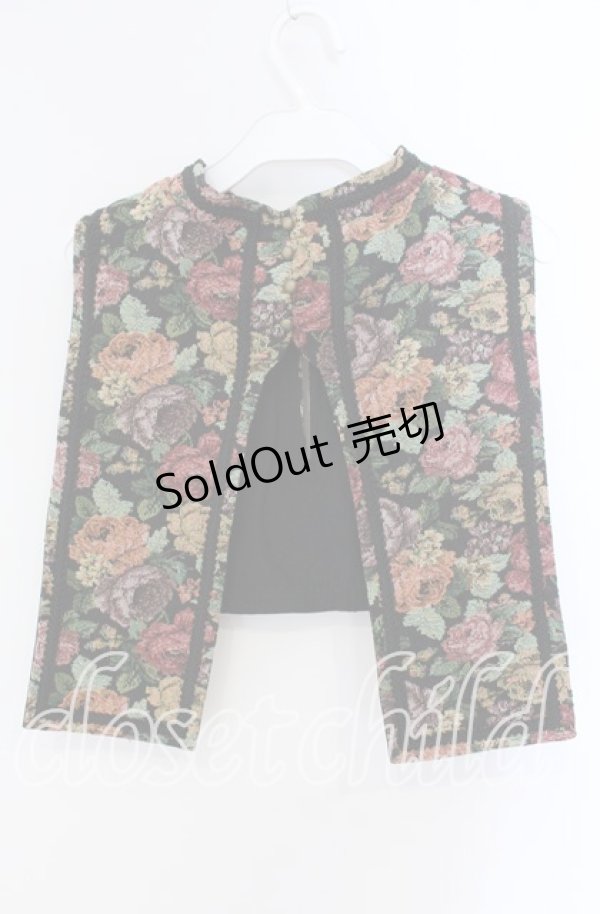 画像2: axes femme NOSTALGIE / ゴブランベスト F クロ O-25-09-09-012-AX-TO-IG-OS (2)