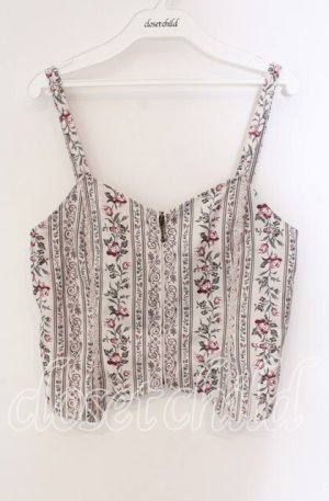 画像: axes femme / リボン付ビスチェ【リボン欠品】  アイボリー O-25-09-09-014-AX-TO-IG-OS