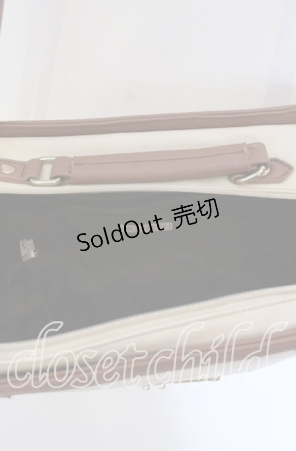 画像6: axes femme / シンデレラ2WAYバッグ  キナリ O-25-09-09-001-AX-BG-OW-OS (6)