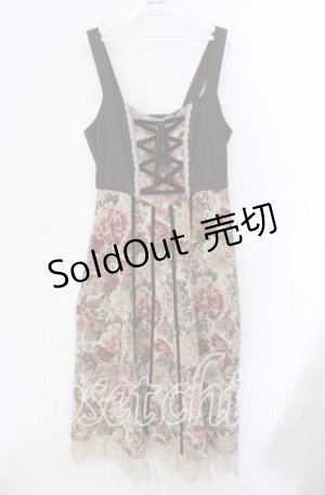 画像: axes femme / ゴブラン織ジャンスカ L ブラウン O-25-09-09-022-AX-OP-IG-OS