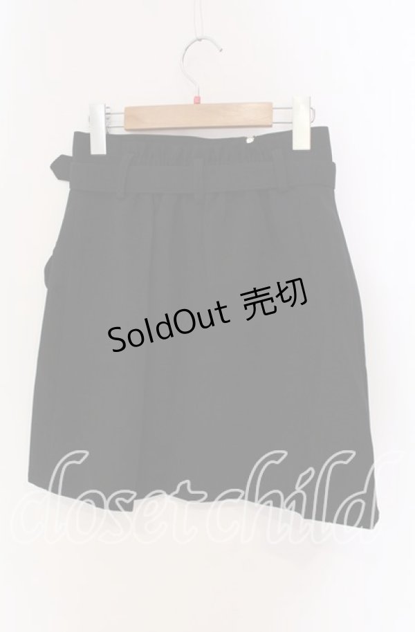 画像2: Honey Cinnamon / ハートバックルデザインスカート  クロ O-25-09-11-027-LO-SK-IG-ZY (2)