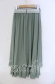 画像3: axes femme / フラワー刺繍イレヘムスカート  グリーン O-25-09-11-030-AX-SK-IG-OS (3)