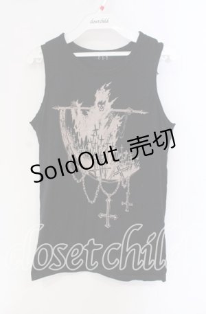画像: BPN / スカルプリントタンクトップ M ブラック O-25-09-11-046-GO-TO-IG-OS
