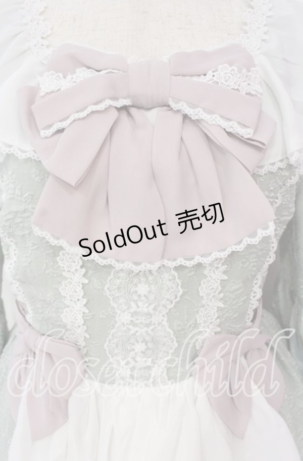 画像2: axes femme kawaii / メアリー姫袖ドレス  ミント O-25-09-11-004-AX-OP-IG-OS (2)