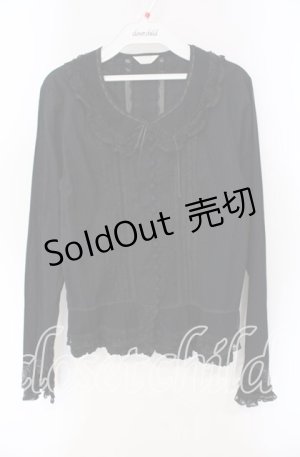 画像: PINK HOUSE / 透かしレースローンブラウス  クロ O-25-09-11-062-LO-BL-IG-ZT381