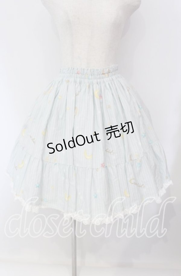 画像1: metamorphose / CL Sweet Shooting Starフリルスカート  シュガーサックス O-25-09-11-011-ME-SK-IG-OS (1)