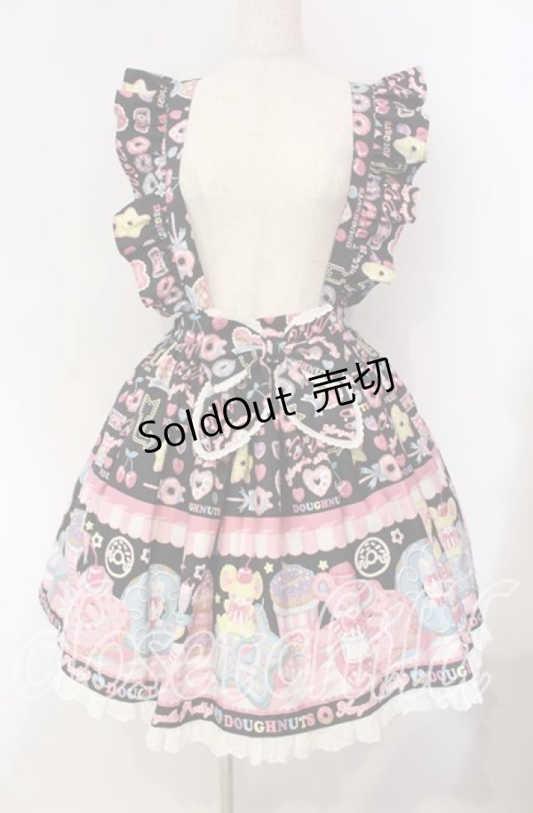 画像1: Angelic Pretty / Toy's Donut Dinerスカート  クロ O-25-09-11-012-AP-SK-IG-OS (1)