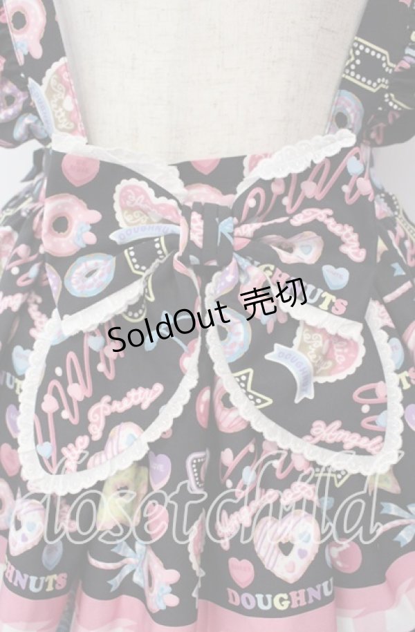 画像2: Angelic Pretty / Toy's Donut Dinerスカート  クロ O-25-09-11-012-AP-SK-IG-OS (2)