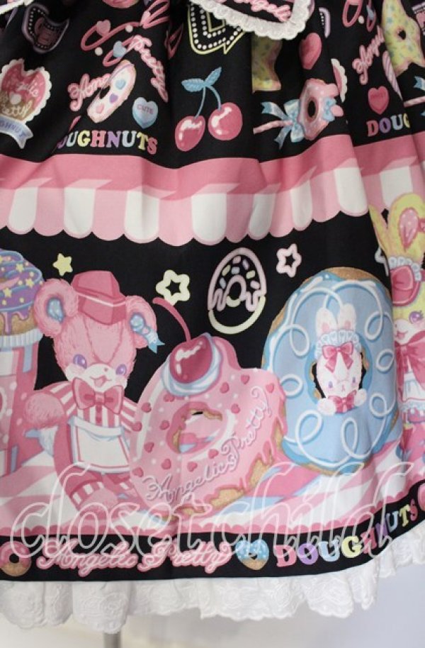 画像3: Angelic Pretty / Toy's Donut Dinerスカート  クロ O-25-09-11-012-AP-SK-IG-OS (3)