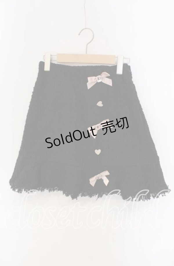 画像1: LIZ LISA / ツィードスカート  クロ O-25-09-11-026-LO-SK-IG-OS (1)