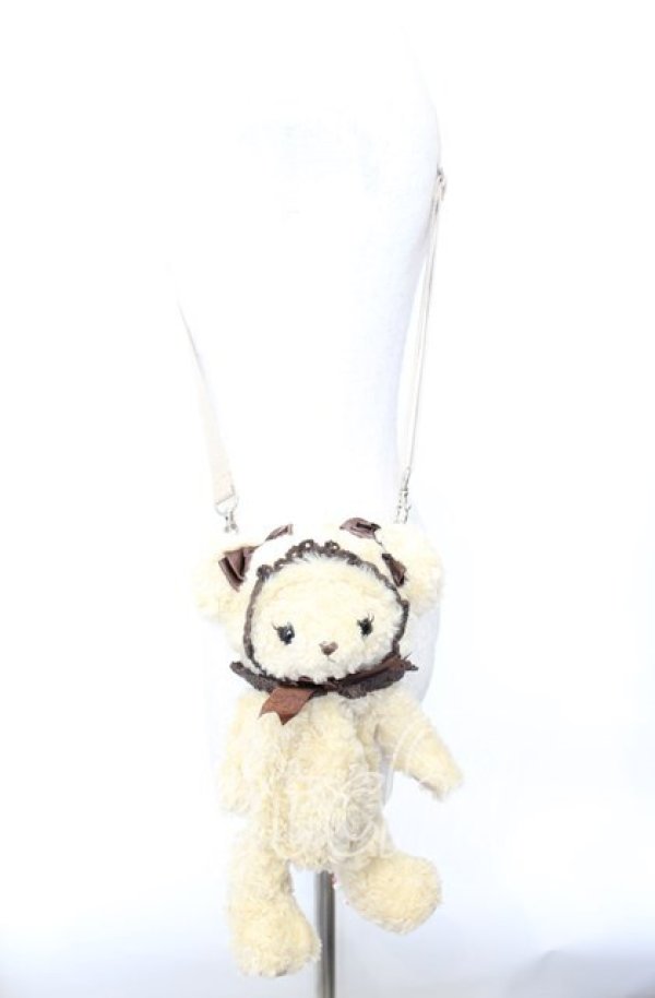画像2: BABY,THE STARS SHINE BRIGHT / くまくみゃポシェット  ミルクティ O-25-09-12-029-BA-BG-IG-OS (2)