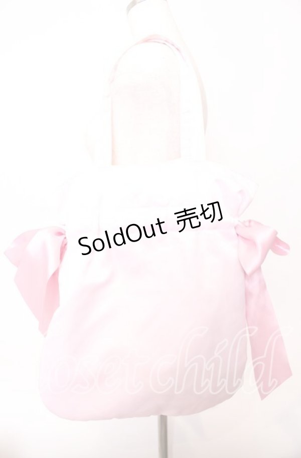 画像3: Maison de FLEUR / ダブルリボントートバッグ/マイメロディ  ピンク O-25-09-12-031-LO-BG-IG-ZT0916A (3)