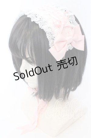 画像: BABY,THE STARS SHINE BRIGHT / はしごレースのスピンドールヘッドドレス  ピンク O-25-09-12-043-BA-AC-IG-OS