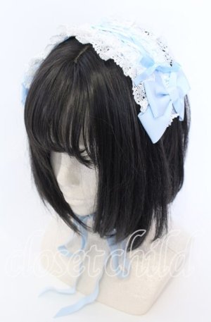 画像: BABY,THE STARS SHINE BRIGHT / はしごレースのスピンドールヘッドドレス  サックス O-25-09-12-044-BA-AC-IG-OS