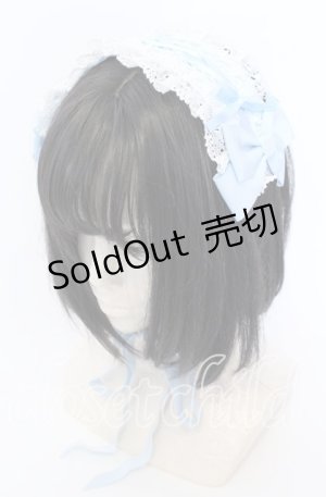 画像: BABY,THE STARS SHINE BRIGHT / はしごレースのスピンドールヘッドドレス  サックス O-25-09-12-044-BA-AC-IG-OS