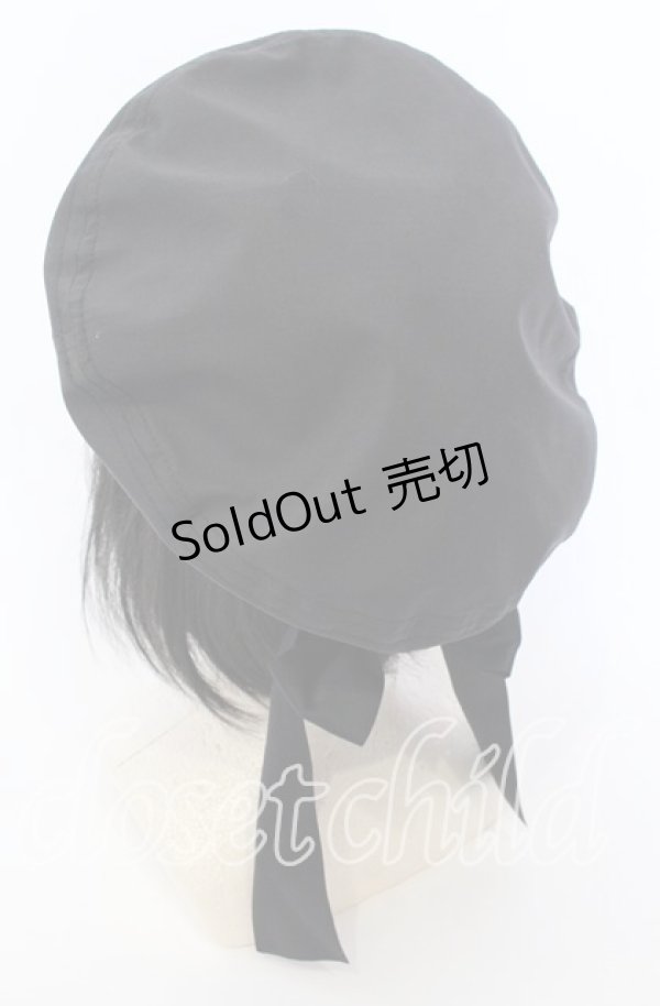 画像2: metamorphose / セーラーベレー帽(ワッペン付)  クロ O-25-09-12-045-ME-AC-IG-ZT-K004 (2)