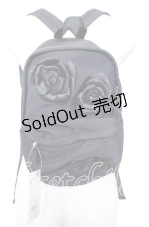 画像: axes femme / ビッグローズリュックサック  クロ O-25-09-12-047-AX-BG-OW-OS