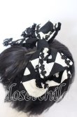 画像2: BABY,THE STARS SHINE BRIGHT / ALICE'S Marchin' Cookie Flavour リボンカチューシャ  クロ×アイボリー O-25-09-12-050-BA-AC-OW-OS (2)