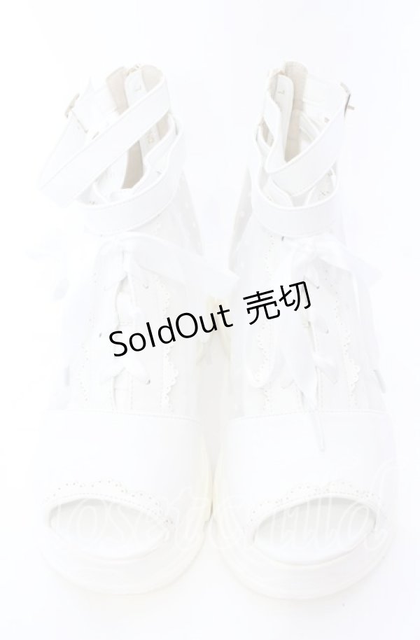 画像1: axes femme / レースアップブーサン L オフシロ O-25-09-12-004-AX-SH-IG-OS (1)