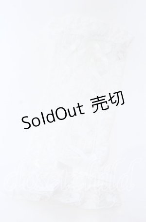 画像: 【SALE】Chalmiere / レースアップアームカバー  シロ O-25-09-12-059-LO-ZA-OW-ZT485-F004
