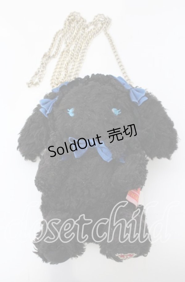 画像1: BABY,THE STARS SHINE BRIGHT / もしもしうさくみゃちゃんスマホポーチ  クロ×ブルー O-25-09-12-060-BA-ZA-IG-OS (1)