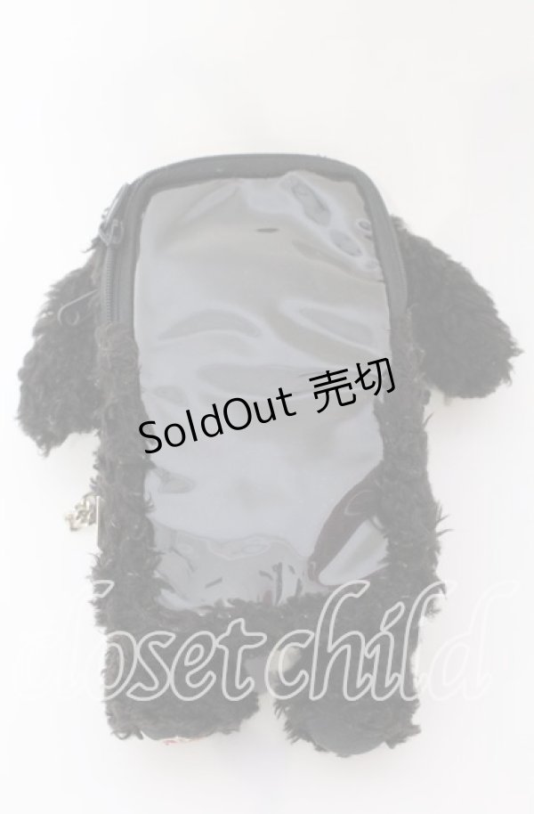 画像2: BABY,THE STARS SHINE BRIGHT / もしもしうさくみゃちゃんスマホポーチ  クロ×ブルー O-25-09-12-060-BA-ZA-IG-OS (2)