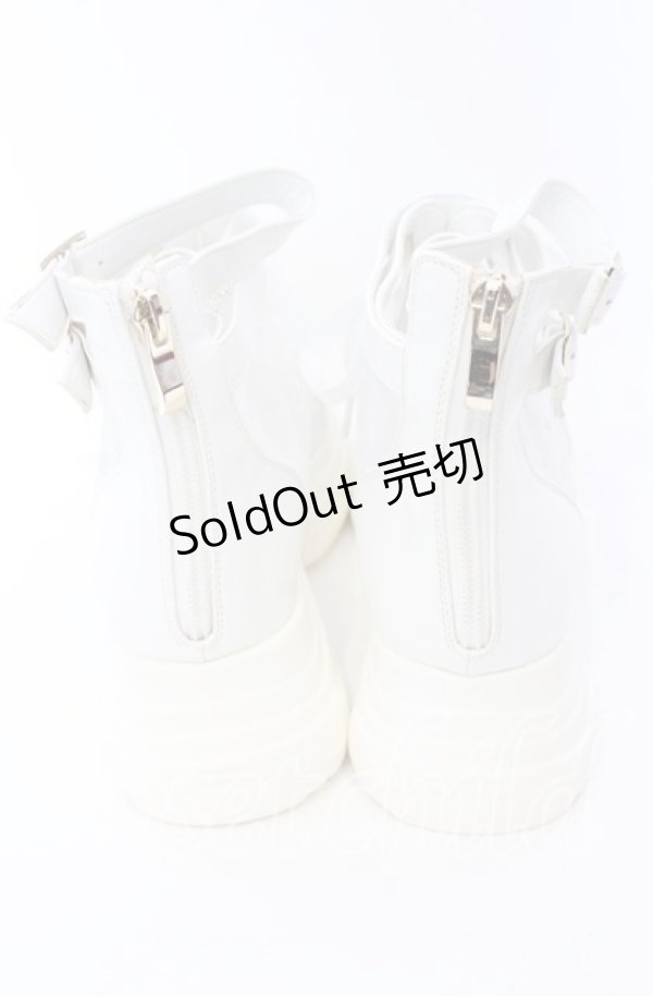 画像3: axes femme / レースアップブーサン L オフシロ O-25-09-12-004-AX-SH-IG-OS (3)