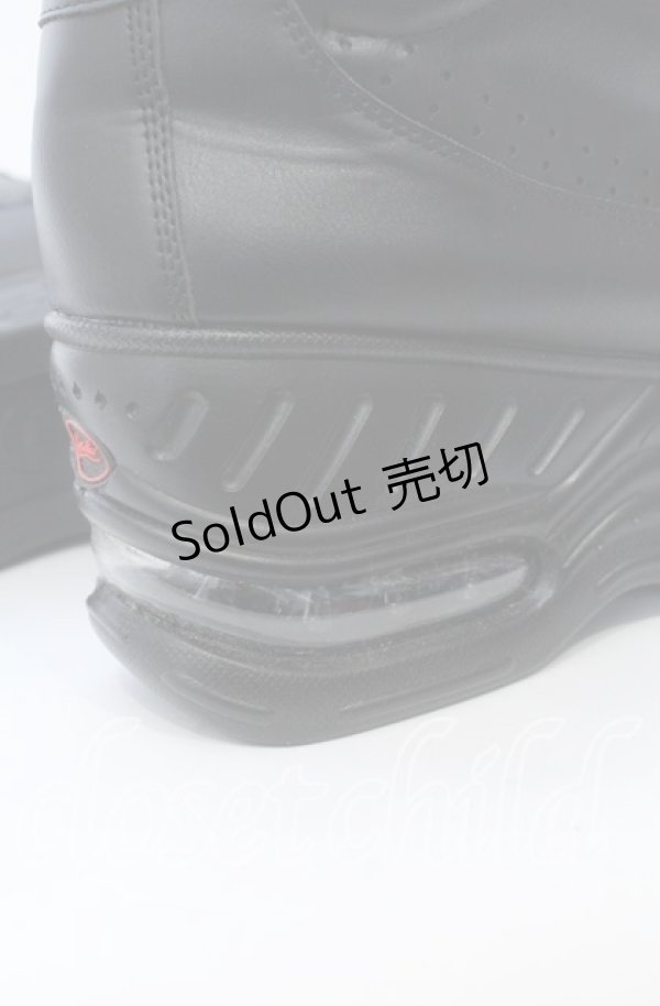 画像8: YOSUKE / 厚底スニーカー 25cm ブラック O-25-09-12-005-PU-SH-IG-OS (8)