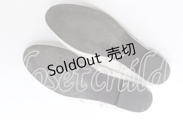 画像6: axes femme / スエードバラ刺繍バブーシュ L アイボリー O-25-09-12-001-AX-SH-IG-ZT-K001 (6)